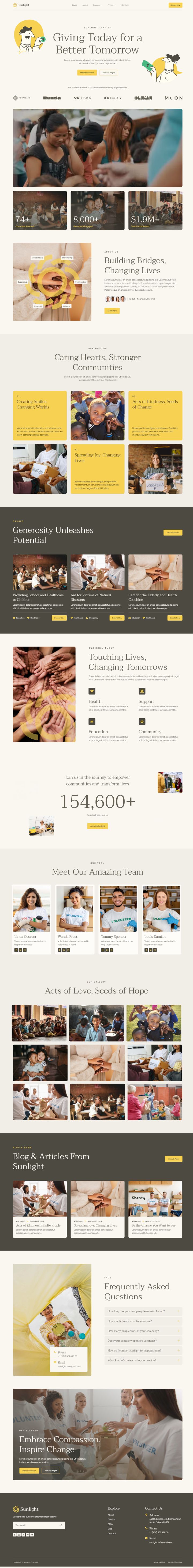 WordPress шаблон ThemeForest Sunlight