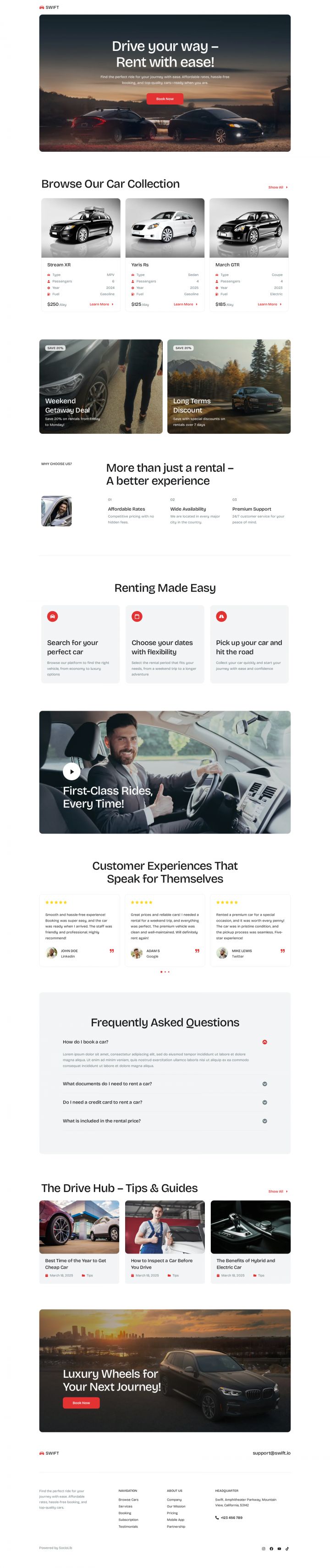 WordPress шаблон ThemeForest Swift