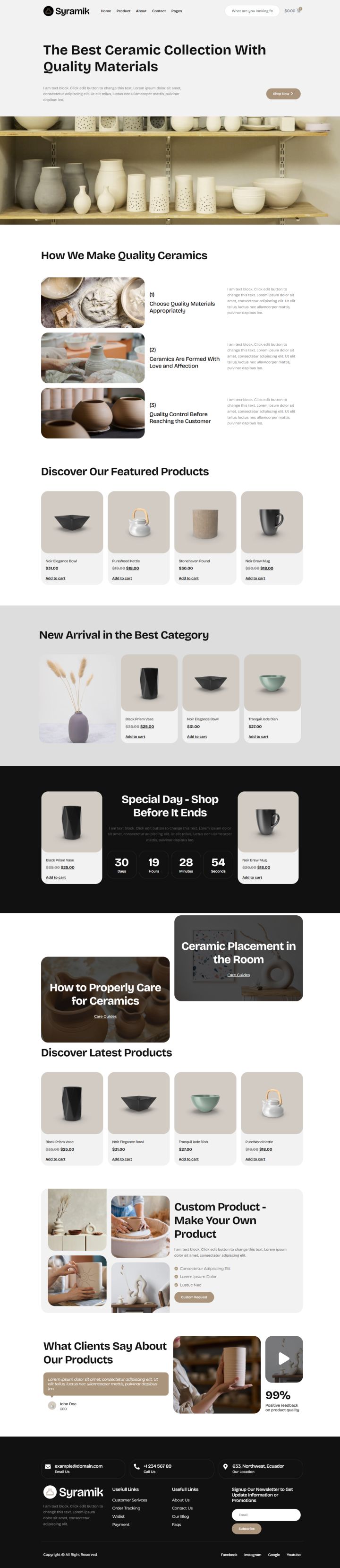 WordPress шаблон ThemeForest Syramik