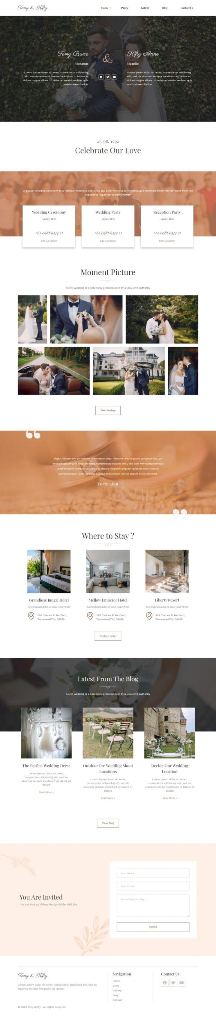 WordPress шаблон ThemeForest Temy and Kifty