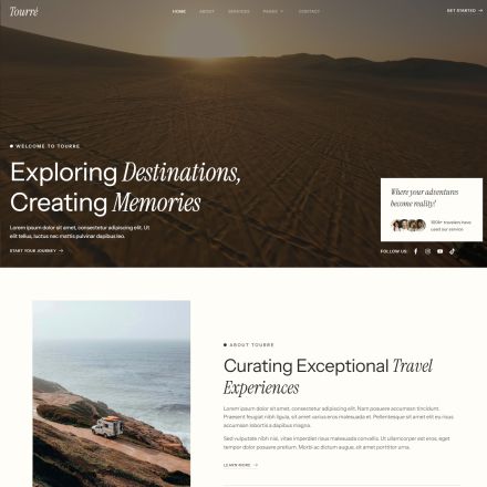 ThemeForest Tourre