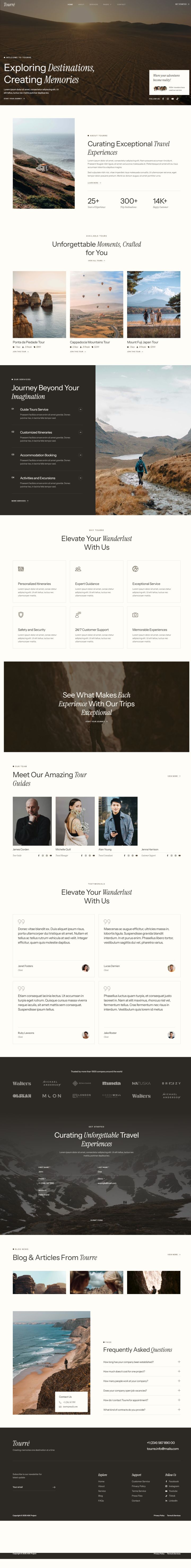 WordPress шаблон ThemeForest Tourre