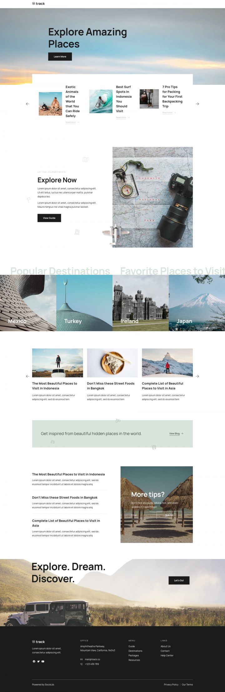 WordPress шаблон ThemeForest Track
