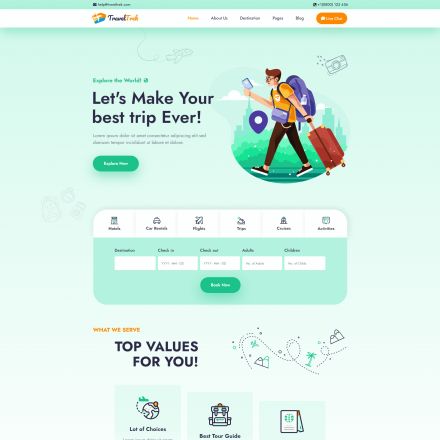 ThemeForest Travel Trek