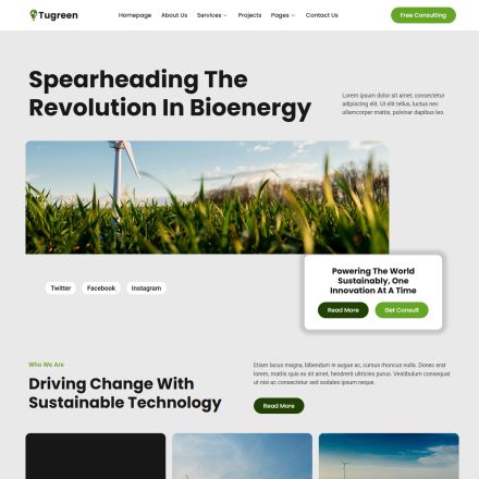 ThemeForest Tugreen