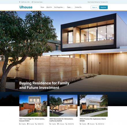 ThemeForest UHouse