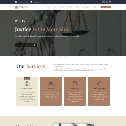 ThemeForest Urban Law