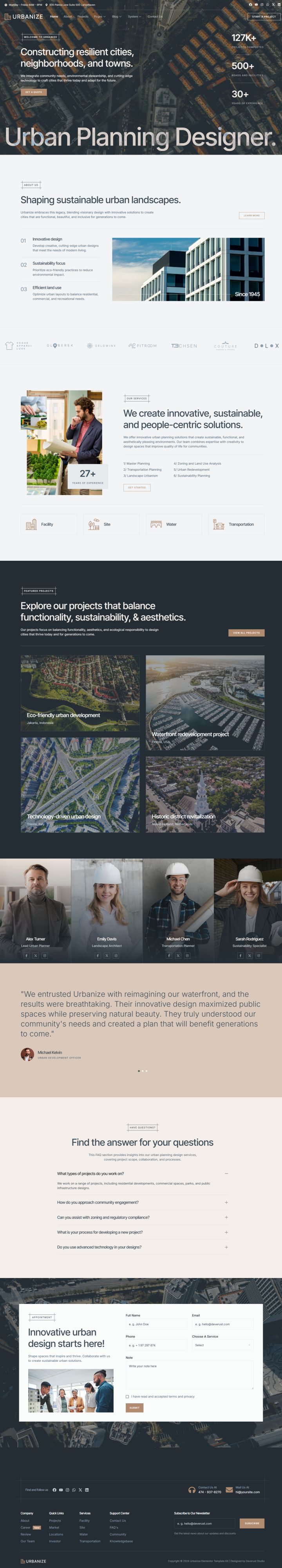 WordPress шаблон ThemeForest Urbanize