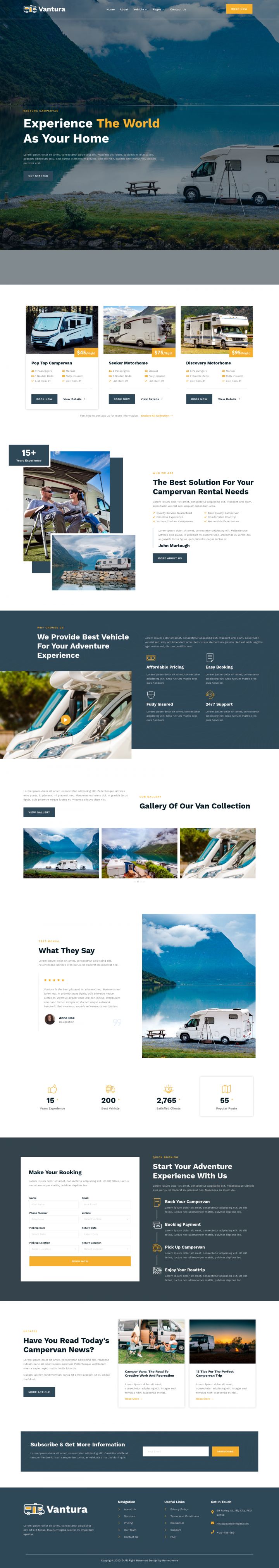WordPress шаблон ThemeForest Vantura