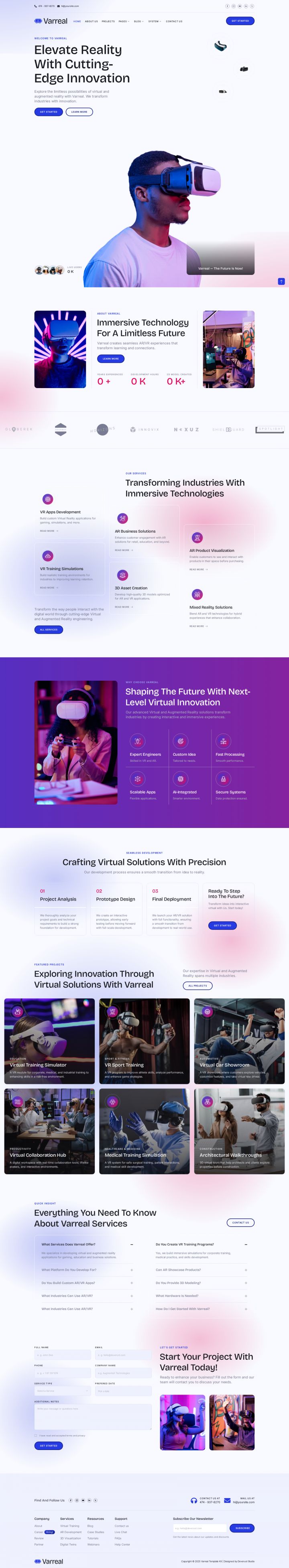 WordPress шаблон ThemeForest Varreal