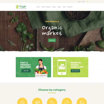 ThemeForest Veggie