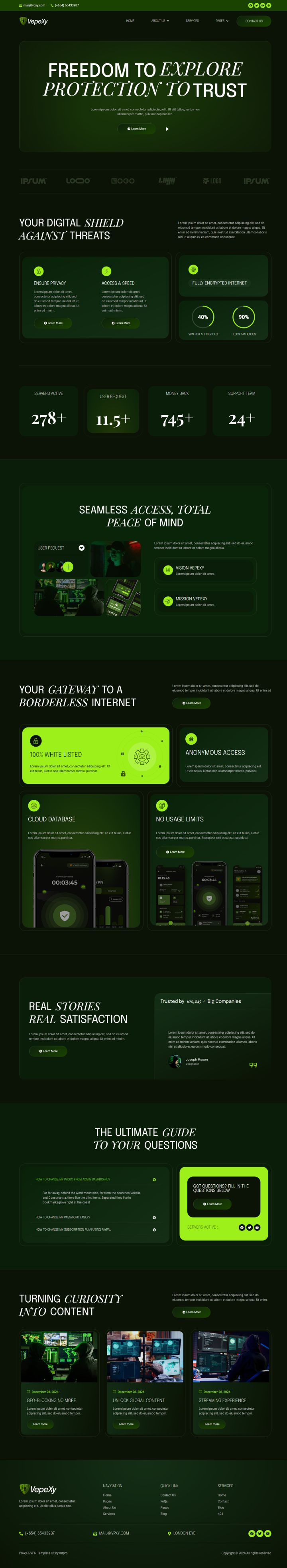 WordPress шаблон ThemeForest Vepexy
