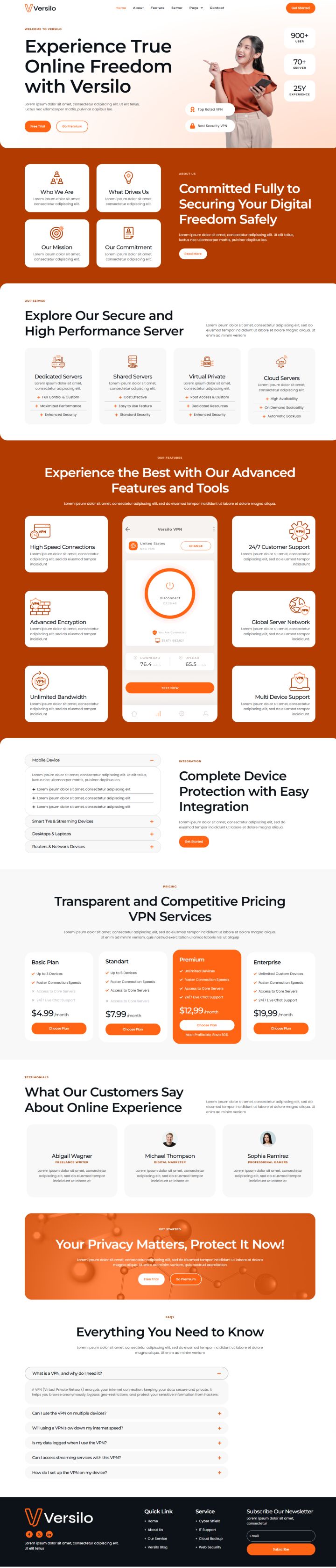 WordPress шаблон ThemeForest Versilo
