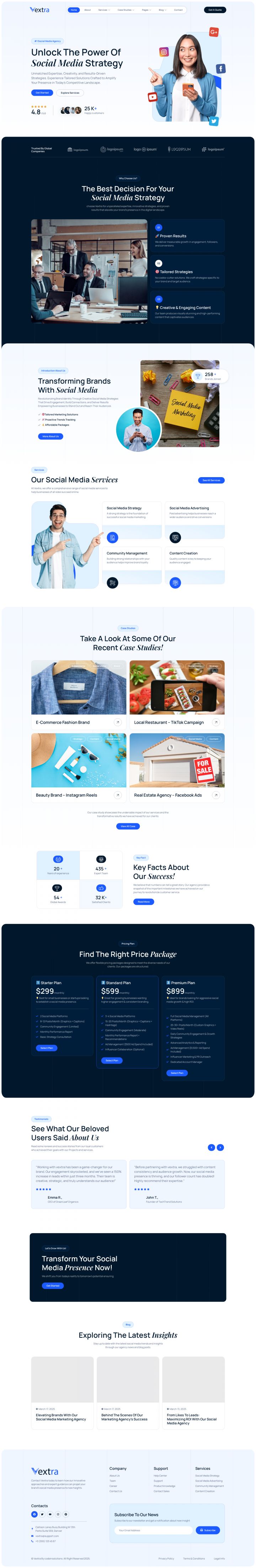 WordPress шаблон ThemeForest Vextra