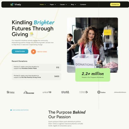 ThemeForest Vively
