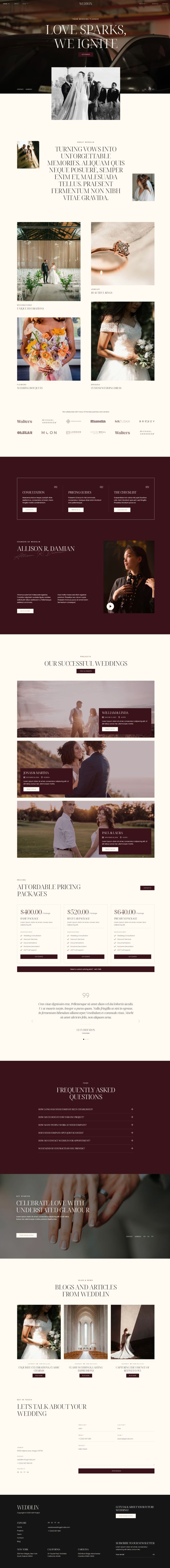 WordPress шаблон ThemeForest Weddlin