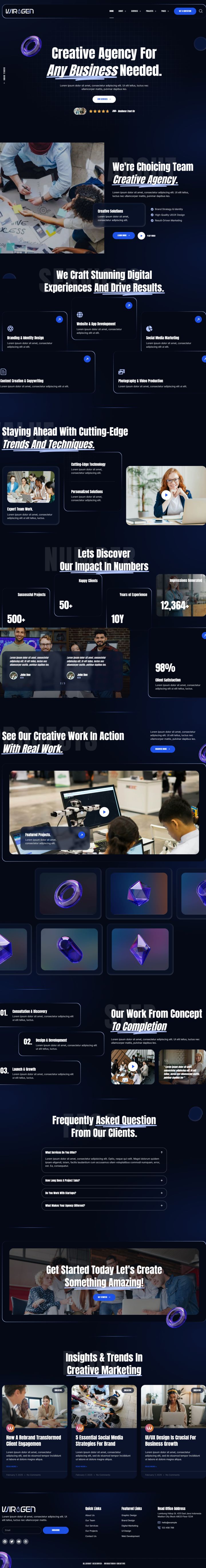 WordPress шаблон ThemeForest Wiragen