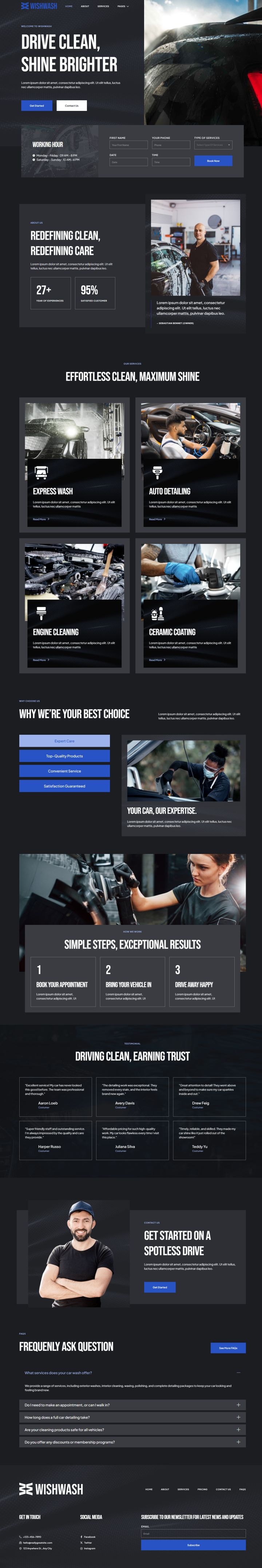WordPress шаблон ThemeForest WishWash