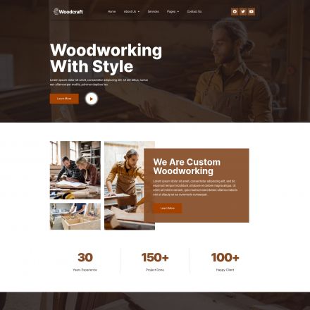 ThemeForest Woodcraft