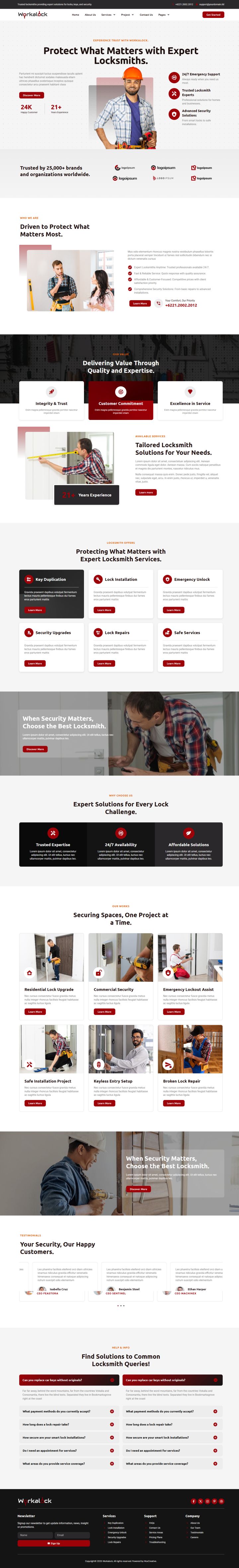 WordPress шаблон ThemeForest WorkaLock
