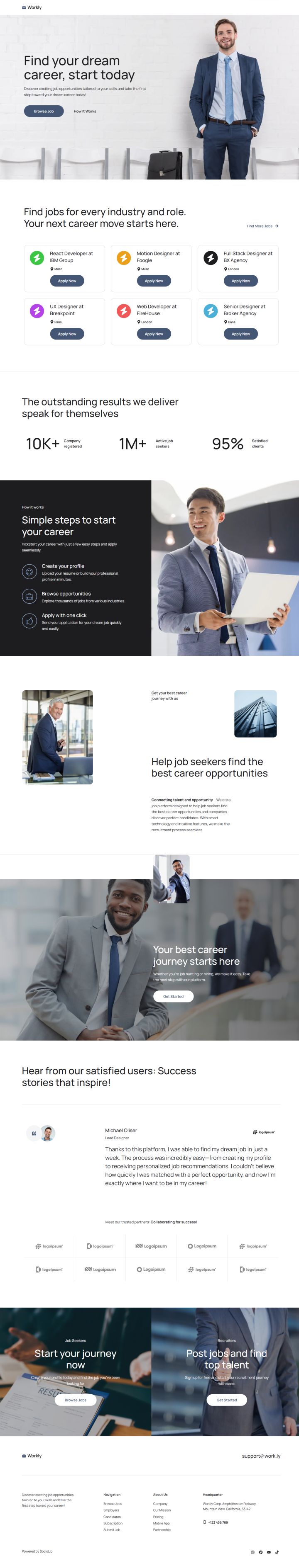 WordPress шаблон ThemeForest Workly
