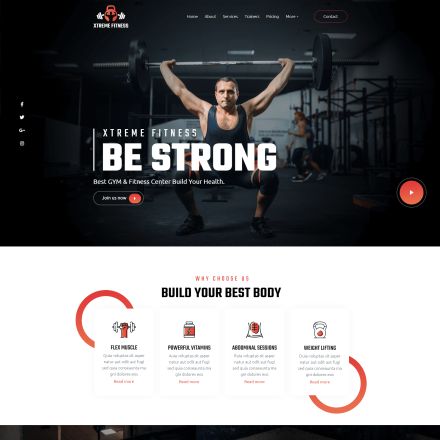 ThemeForest Xtreme Fitness