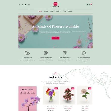 ThemeForest Zahrah