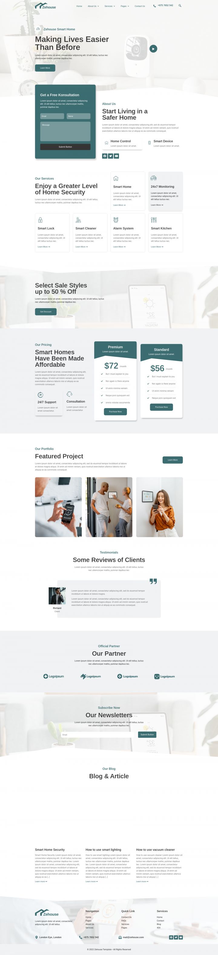 WordPress шаблон ThemeForest Zehouse
