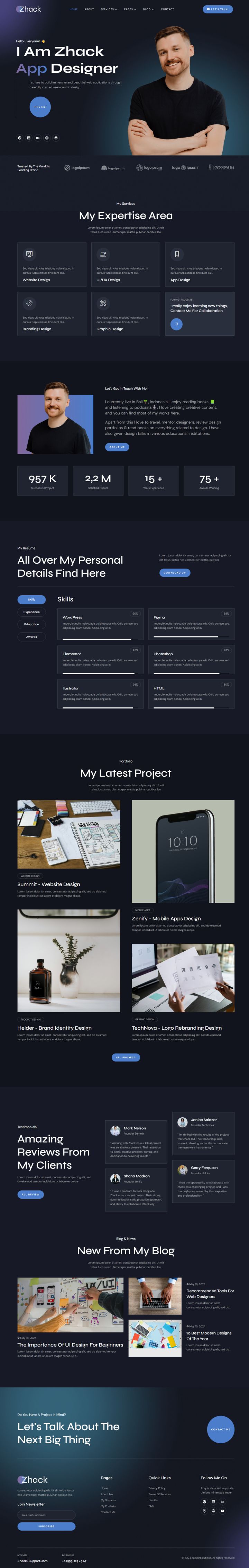 WordPress шаблон ThemeForest Zhack