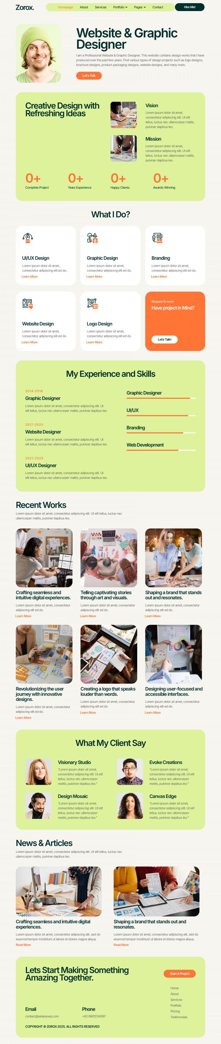WordPress шаблон ThemeForest Zorox