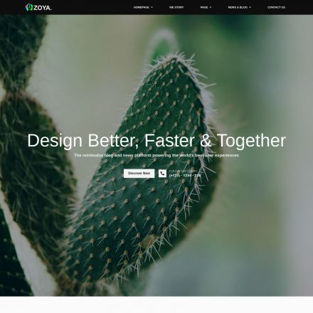 ThemeForest Zoya