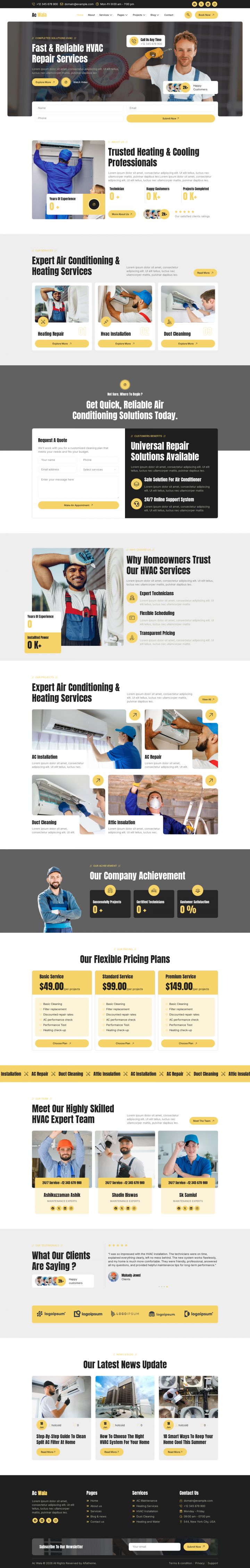 WordPress шаблон ThemeForest AcWala