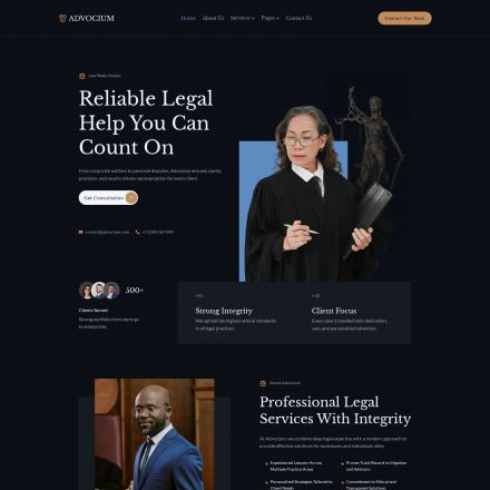 ThemeForest Advocium