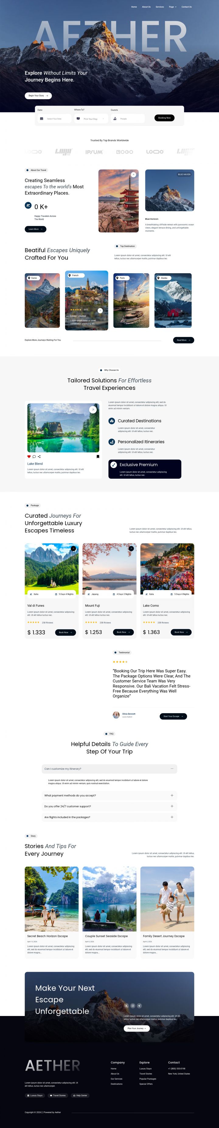 WordPress шаблон ThemeForest Aether