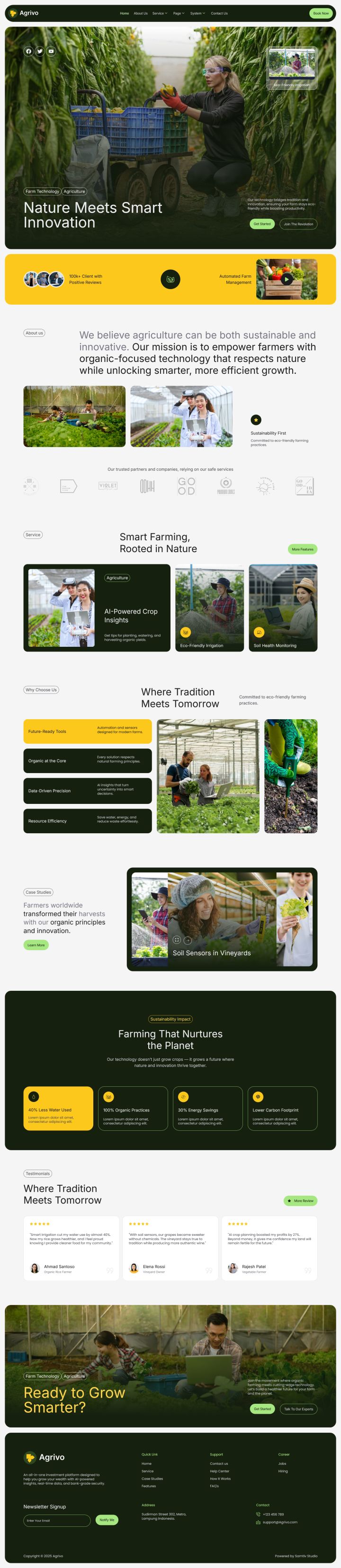 Шаблон ThemeForest Agrivo WordPress шаблон ThemeForest Agrivo