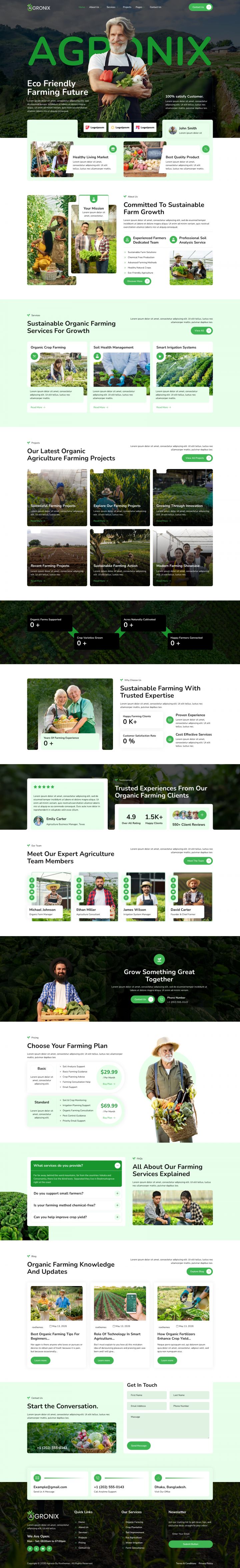 Шаблон ThemeForest Agronix WordPress шаблон ThemeForest Agronix