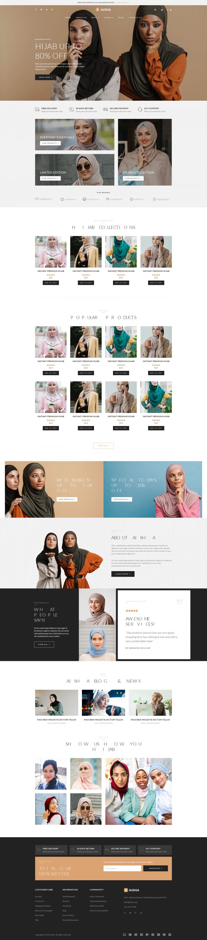 WordPress шаблон ThemeForest Aisha