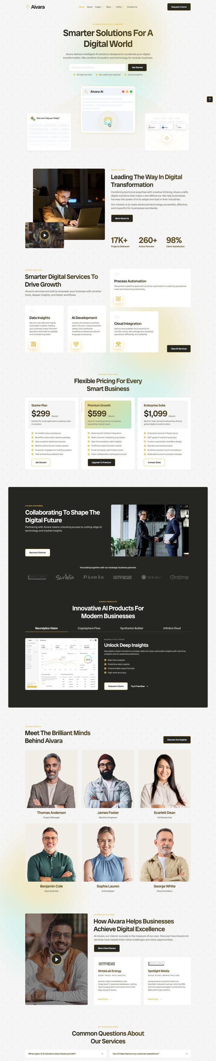 WordPress шаблон ThemeForest Aivara