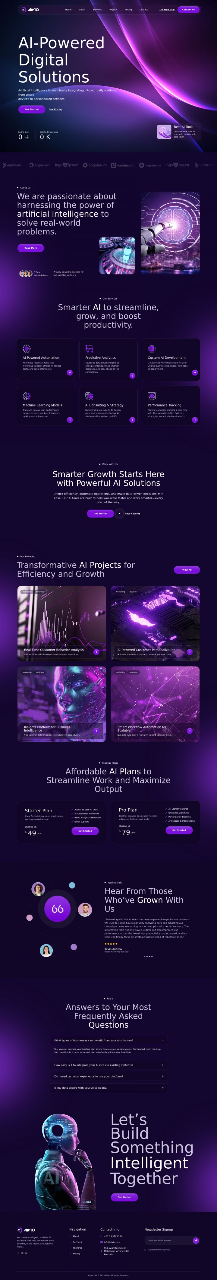 WordPress шаблон ThemeForest Aivio