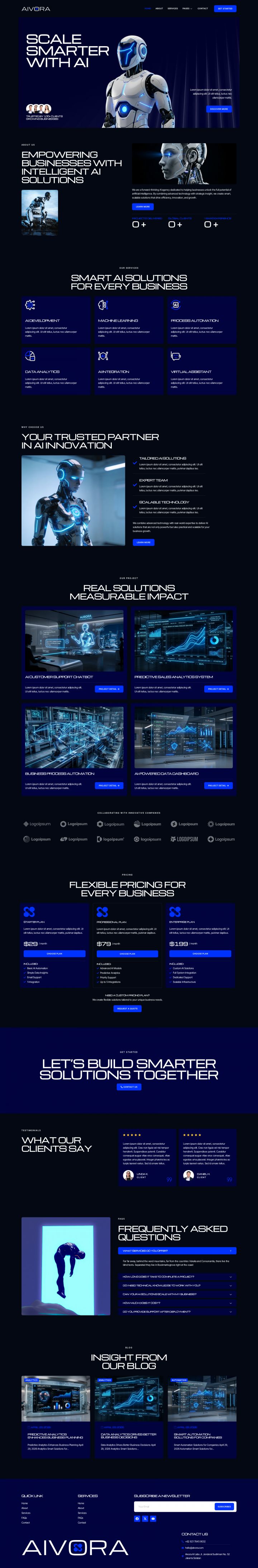 WordPress шаблон ThemeForest Aivora