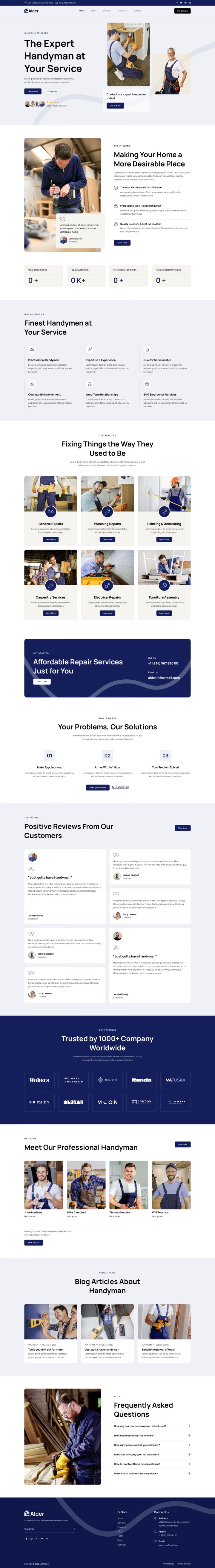 WordPress шаблон ThemeForest Alder
