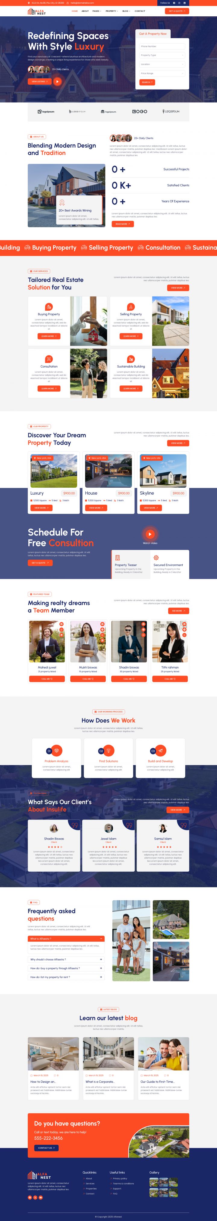 WordPress шаблон ThemeForest Alfanest