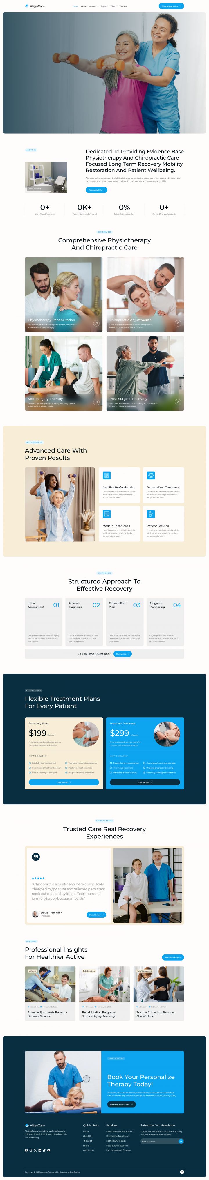 WordPress шаблон ThemeForest Aligncare