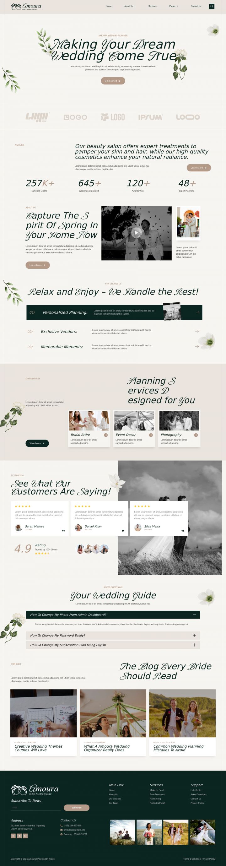 Шаблон ThemeForest Amoura WordPress шаблон ThemeForest Amoura