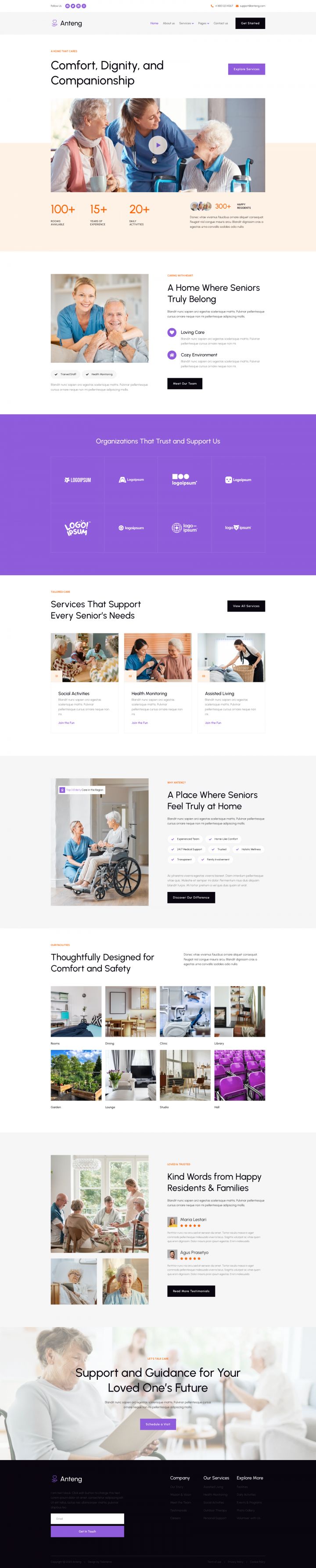WordPress шаблон ThemeForest Anteng