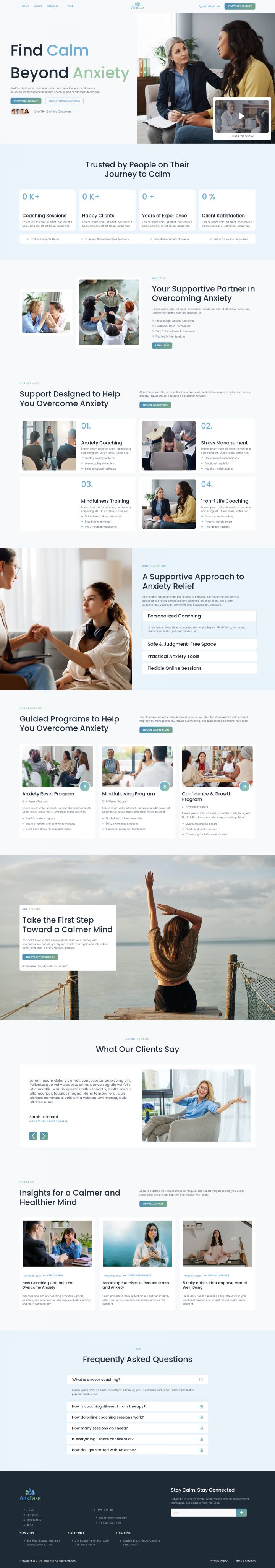 WordPress шаблон ThemeForest AnxEase