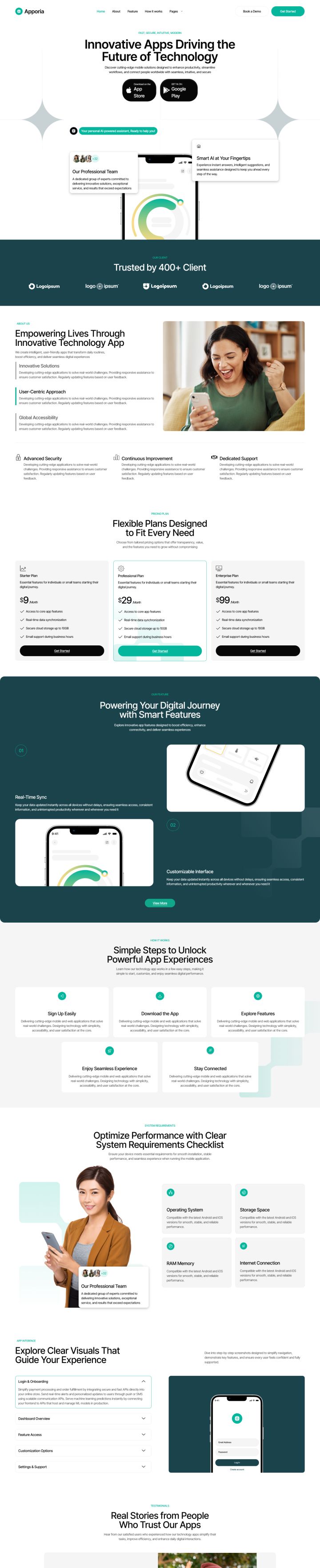 Шаблон ThemeForest Apporia WordPress шаблон ThemeForest Apporia