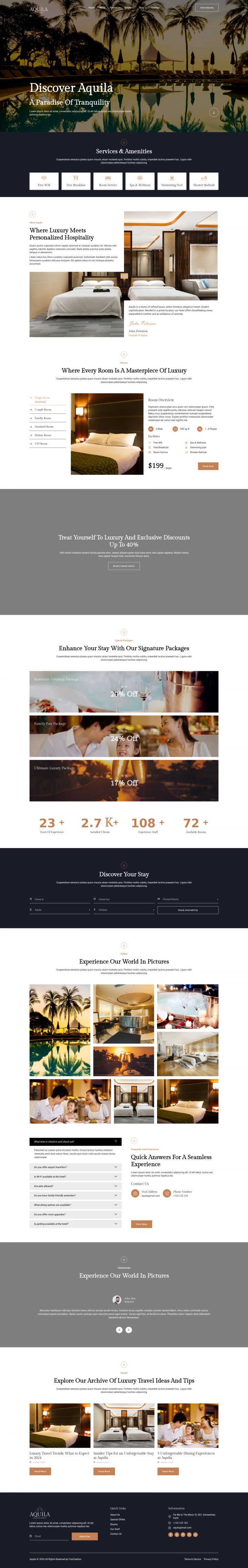 WordPress шаблон ThemeForest Aquila
