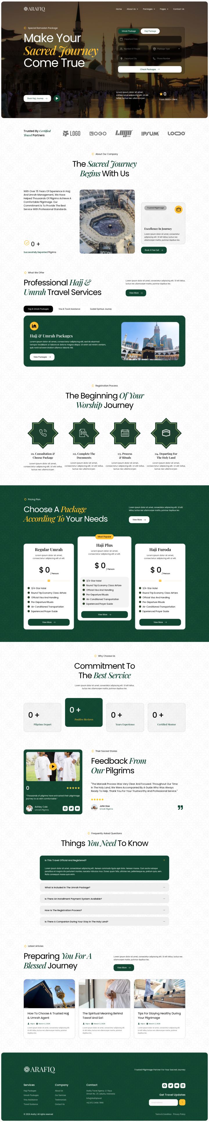 WordPress шаблон ThemeForest Arafiq