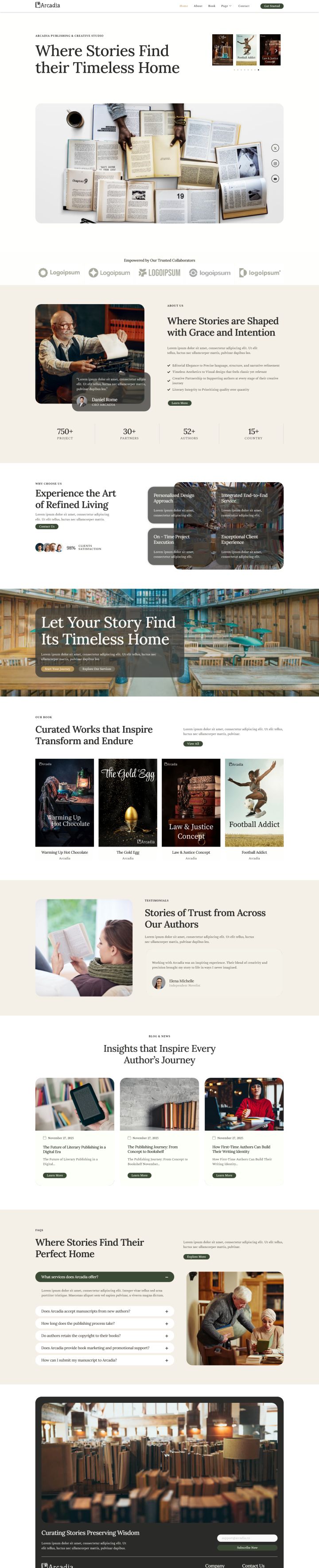 Шаблон ThemeForest Arcadia WordPress шаблон ThemeForest Arcadia